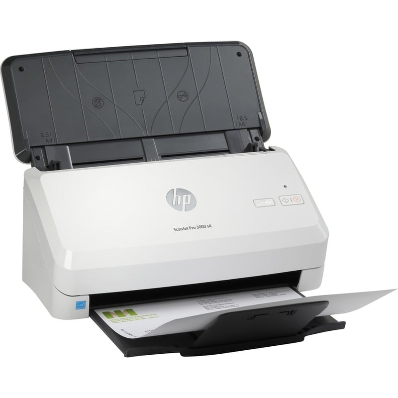 HP ScanJet Pro 3000 S4 Sheetfed Scanner - 600 dpi Optical - Thumbnail 4