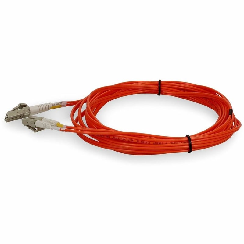 AddOn 5m LC (Male) to LC (Male) Orange OM1 Duplex Fiber OFNR (Riser-Rated) Patch Cable - Thumbnail 2