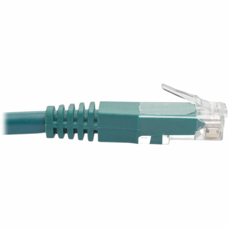 Eaton Tripp Lite Series Cat6 Gigabit Molded (UTP) Ethernet Cable (RJ45 M/M), PoE, Green, 1 ft. (0.31 m) - Thumbnail 3