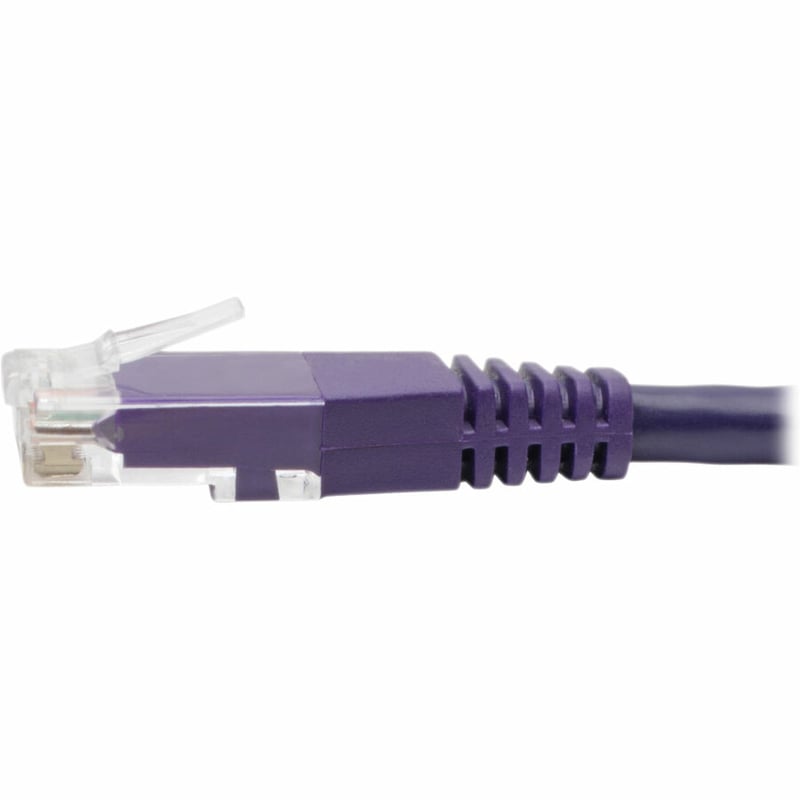 Eaton Tripp Lite Series Cat6 Gigabit Molded (UTP) Ethernet Cable (RJ45 M/M), PoE, Purple, 6 ft. (1.83 m) - Thumbnail 4