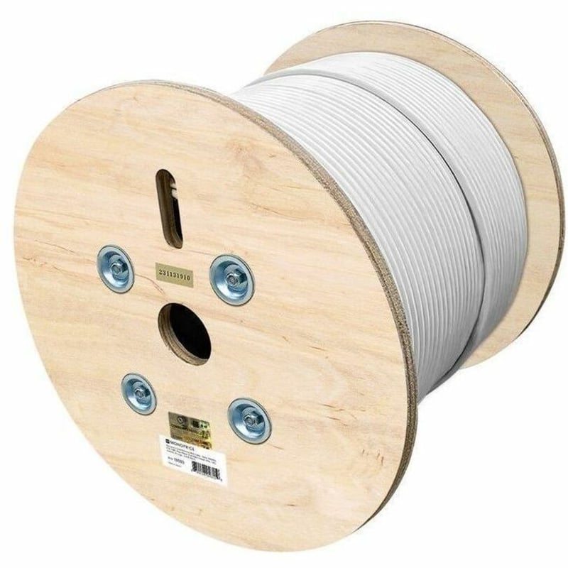 MONOPRICE CAT6A 1000FT WHITE CMR UL BULK CABLE TAA SHIELDED (F/UTP) SOLID 23 - Thumbnail 4