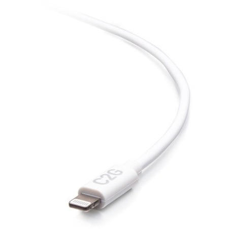 C2G 10ft USB A to Lightning Cable - Charge & Sync Cable - White - Thumbnail 4