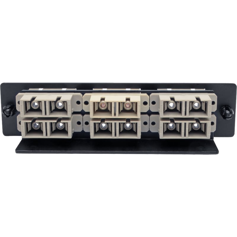 Tripp Lite by Eaton High-Density Fiber Adapter Panel (MMF/SMF) 6 SC Duplex Connectors Black - Thumbnail 4