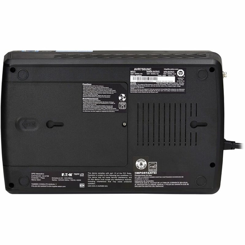 750VA 450W 120V AVR UPS 12 OUT CLOUD MONITORING BATTERY BACKUP - Thumbnail 3