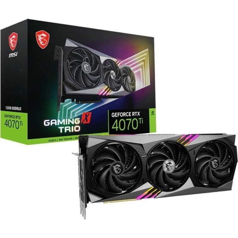MSI NVIDIA GeForce RTX 4070 Ti Graphic Card - 12 GB GDDR6X - Thumbnail 3