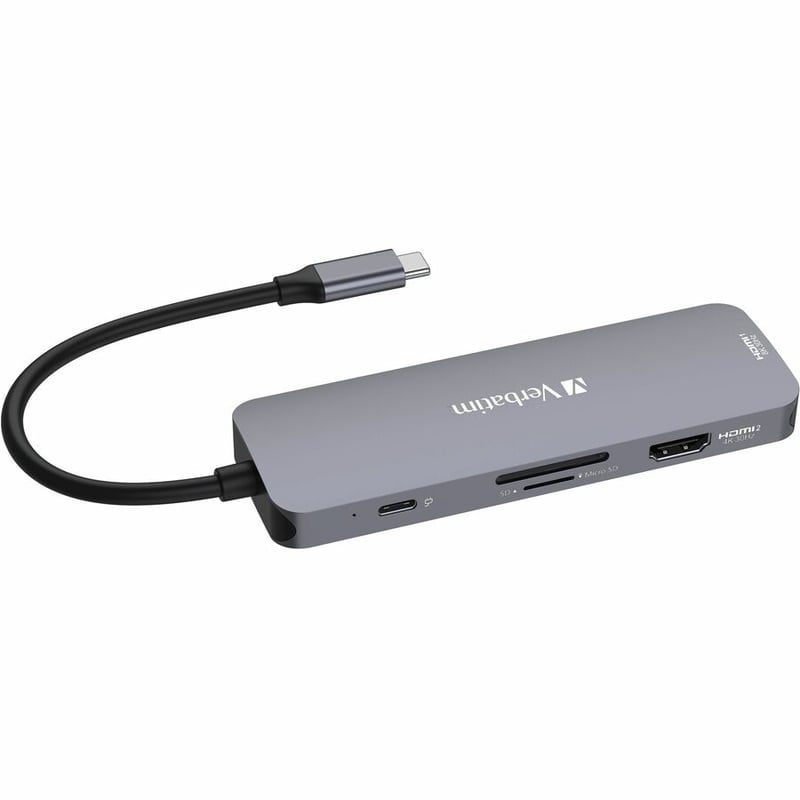Verbatim USB-C Pro Multiport Hub CMH 08 - 8 Ports - Thumbnail 4