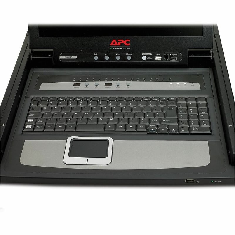 APC by Schneider Electric 17" Rack LCD Console with Integrated 16 Port Analog KVM Switch - Thumbnail 4