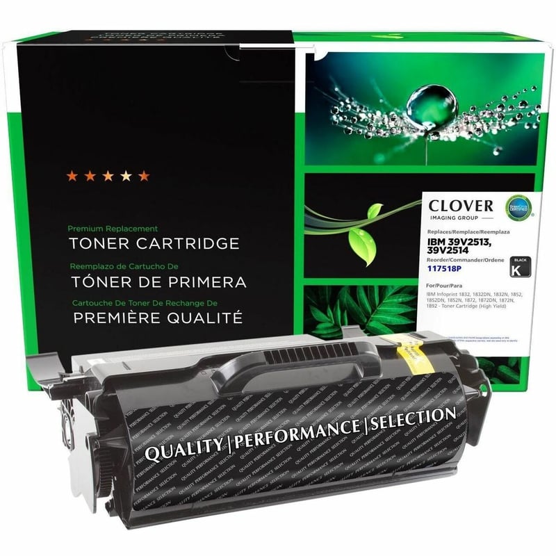 Clover Imaging Remanufactured High Yield Toner Cartridge for IBM 1832/1852/1872/1892 - Thumbnail 1