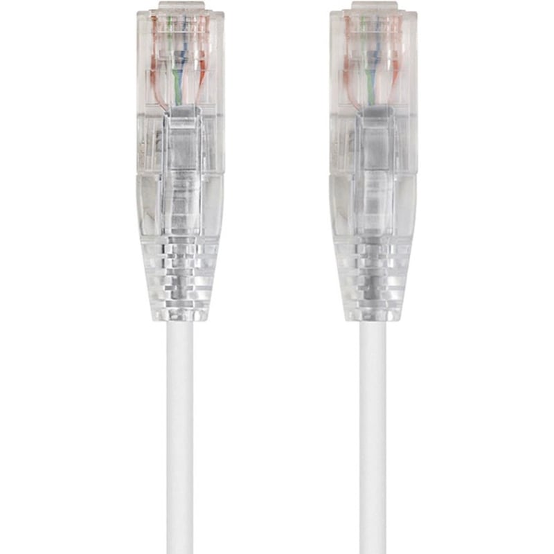 SLIMRUN CAT6 UTP CABLE-3FT WHITE - Thumbnail 1