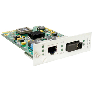 AddOn 10/100Base-TX(RJ-45) to 100Base-BXD(SC) SMF 1310nmTX/1550nmRX 20km Media Converter Card for our rack or Standalone Systems - Thumbnail 1