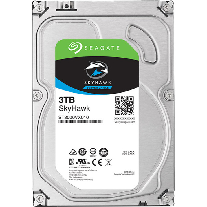 Seagate SkyHawk ST3000VX010 3 TB Hard Drive - Internal - SATA (SATA/600) - Thumbnail 2