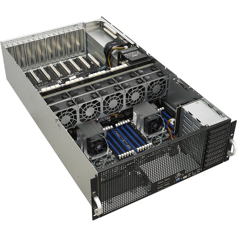 Asus ESC8000 G4 Barebone System - 4U Rack-mountable - Socket P LGA-3647 - 2 x Processor Support - Thumbnail 3