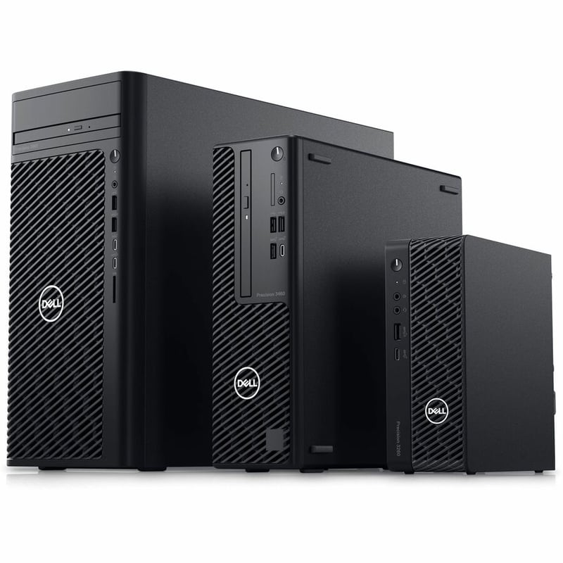 Dell Precision 3000 3460 Workstation - Core i7 14th Gen i7-14700 - vPro Technology - 16 GB - 512 GB SSD - Small Form Factor - Black - Thumbnail 2