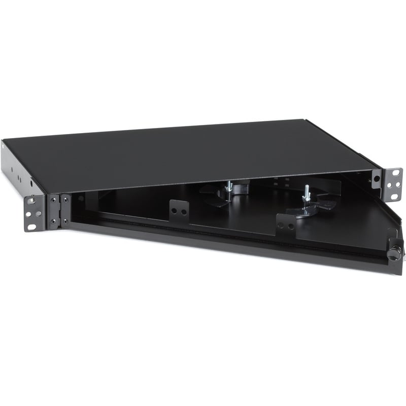 Black Box Rackmount Fiber Shelf, 1U, 3-Adapter Panel - Thumbnail 3