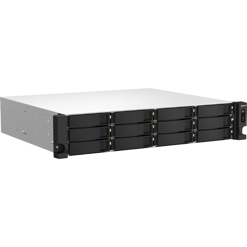 QNAP TS-1264U-RP-8G SAN/NAS Storage System - Thumbnail 1
