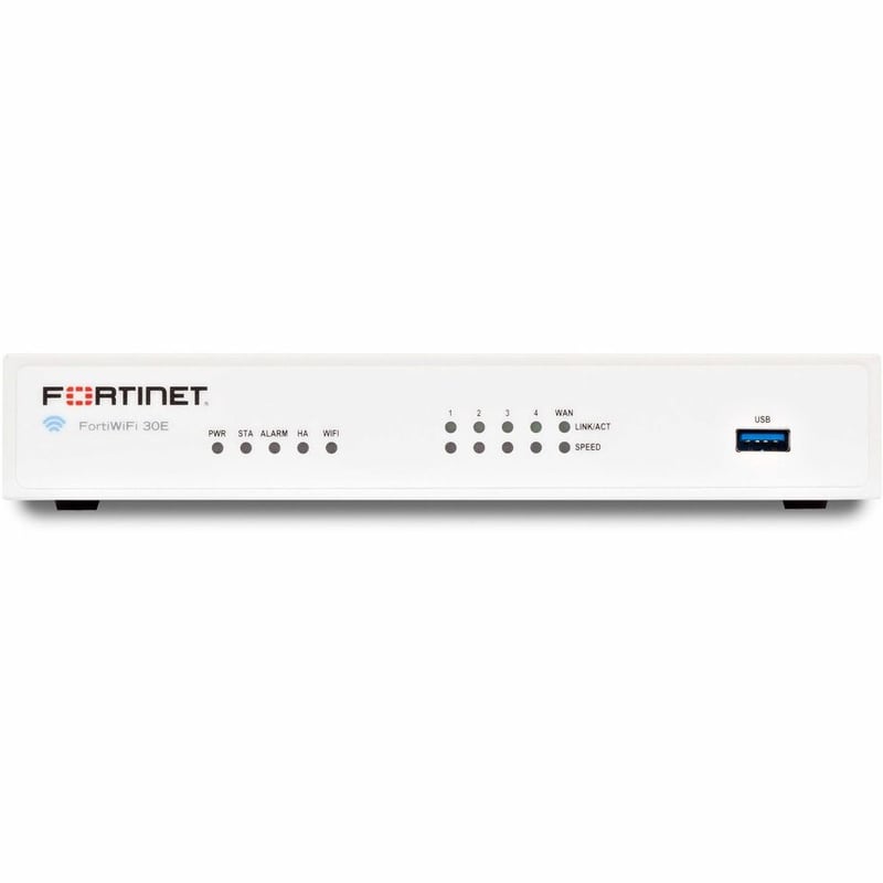 Fortinet FortiWifi FWF-30E Network Security/Firewall Appliance - Thumbnail 2