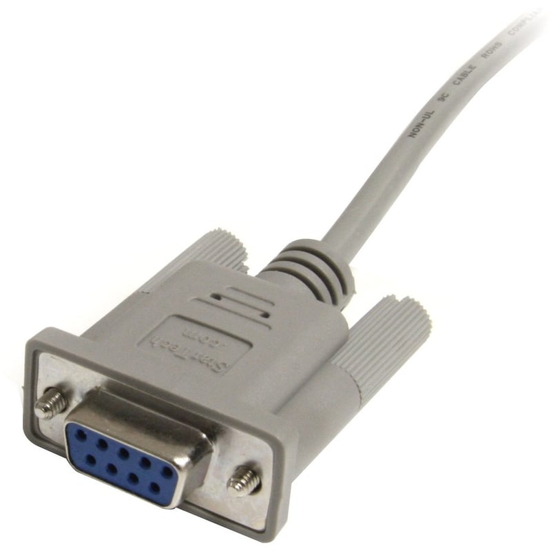 StarTech.com 6 ft Straight Through Serial Cable - DB9 F/F - Thumbnail 2