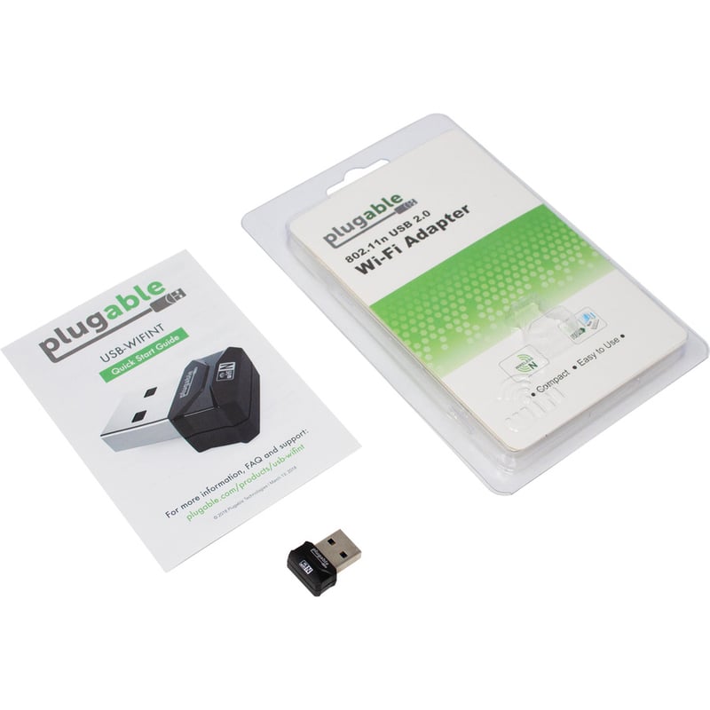Plugable USB 2.0 Wireless N 802.11n 150 Mbps Nano WiFi Network Adapter - Thumbnail 5