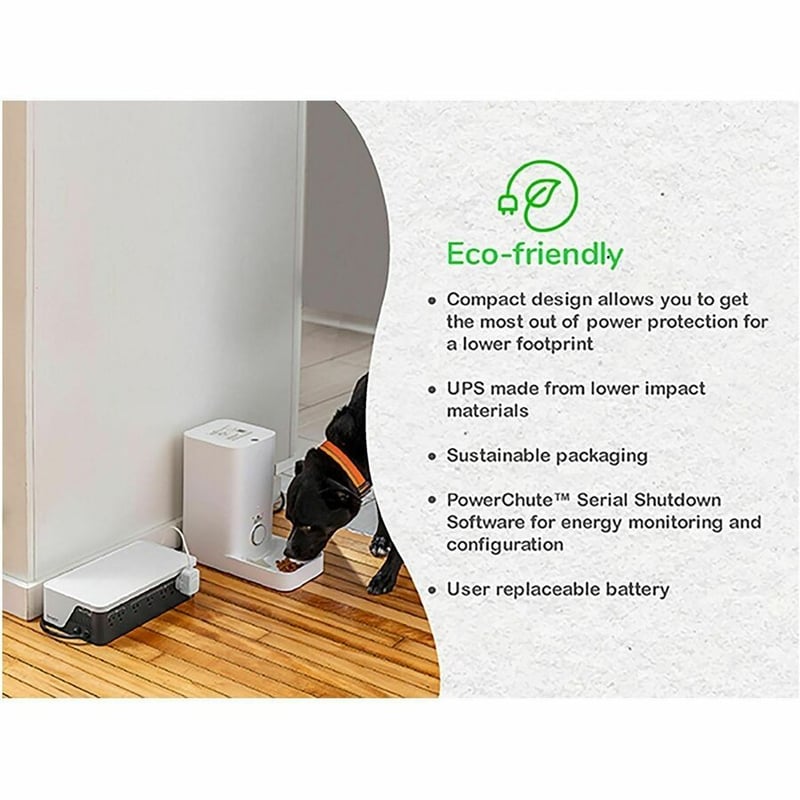 APC by Schneider Electric Back-UPS 900VA Floor/Wall Mountable UPS - Thumbnail 4