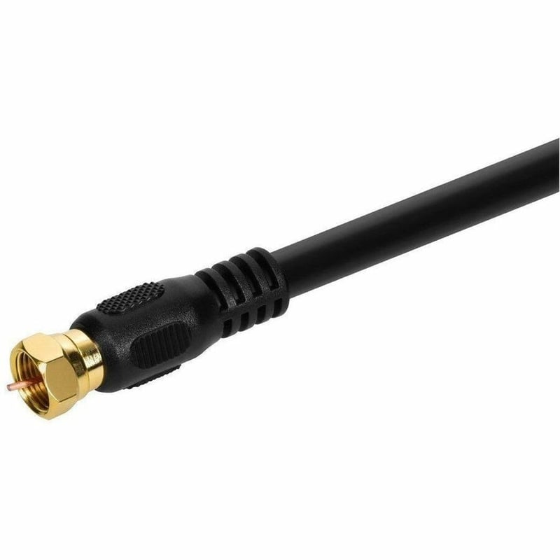RG6 CL2 COAXIAL CABLE WITH F TYPE 25FT - Thumbnail 2