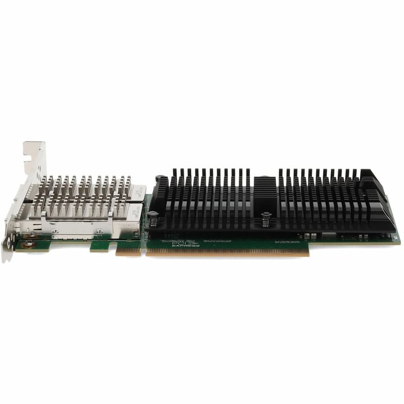 AddOn 100Gbs Dual Open QSFP28 Port PCIe 4.0 x16 Network Interface Card w/PXE boot - Thumbnail 2
