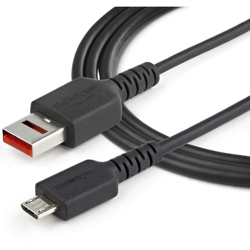 StarTech.com 3ft (1m) Secure Charging Cable, USB-A to Micro USB Data Blocker Charge-Only Cable, Charger Adapter Cable for Phone/Tablet - Thumbnail 4