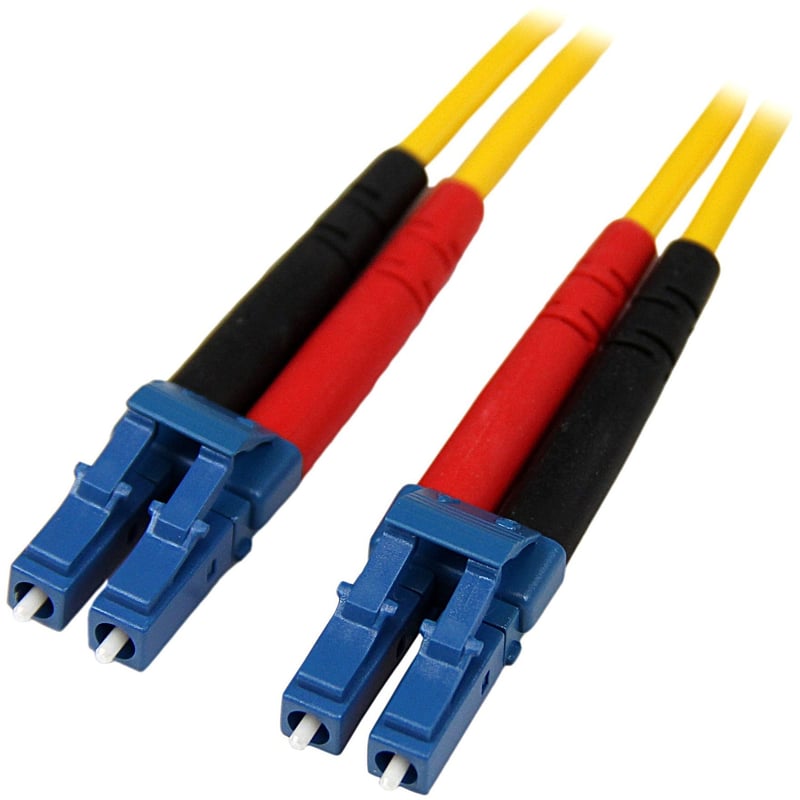 StarTech.com 1m Fiber Optic Cable - Single-Mode Duplex 9/125 - LSZH - LC/LC - OS1 - LC to LC Fiber Patch Cable - Thumbnail 1