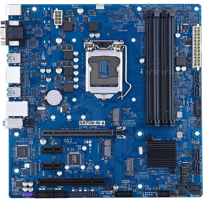 Asus Q370M-IM-A Desktop Motherboard - Intel Q370 Chipset - Socket H4 LGA-1151 - Intel Optane Memory Ready - Micro ATX - Thumbnail 2
