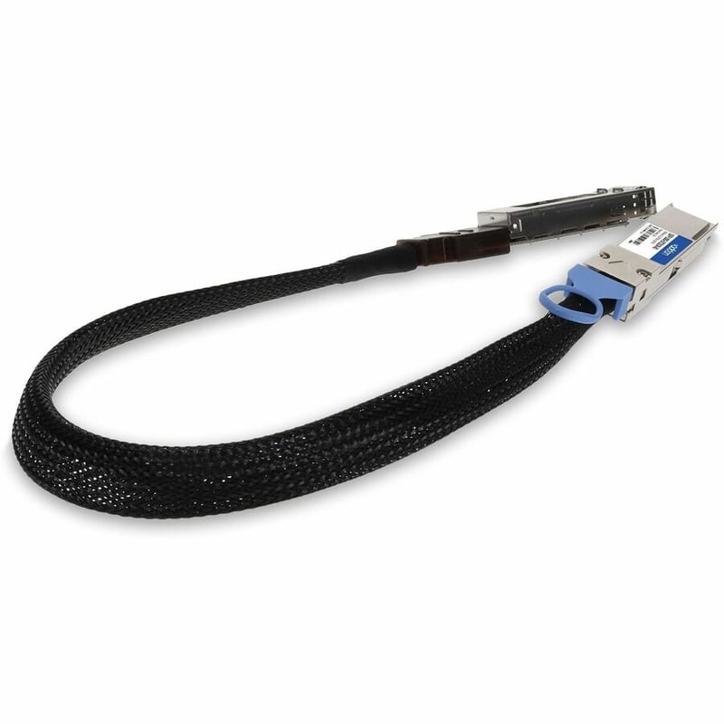 AddOn 100GBase-CU QSFP28 to QSFP28 Male to Female Direct Attach Extension Cable (Passive Twinax, 22cm, 30AWG) - Thumbnail 5