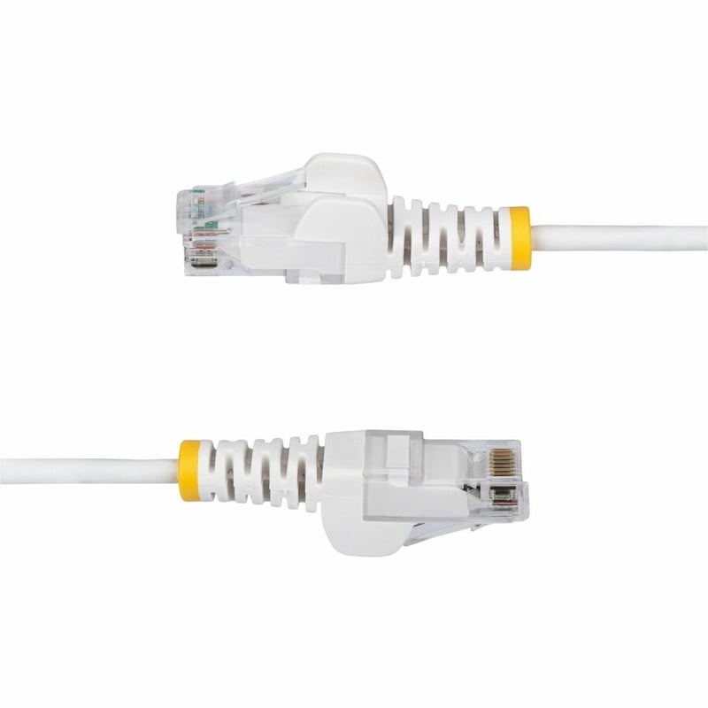 SLIM CAT6 CABLE WHITE LSZH SLIM SNAGLESS RJ45 UTP PATCH CABLE - Thumbnail 3