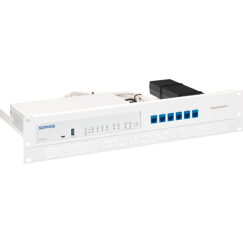 RACKMOUNT.IT Rack Mount for Network Equipment, Firewall - Signal White - Thumbnail 1