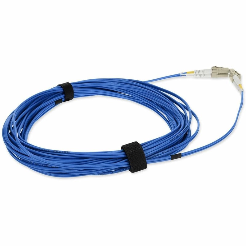 AddOn 3m LC to LC Blue OM4 Duplex OFNP (Plenum-Rated) Fiber Patch Cable - Thumbnail 5