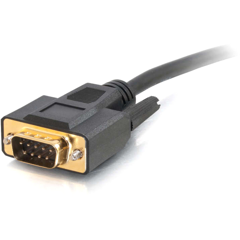 C2G 1.5ft Velocity DB9 Male to 3.5mm Male Adapter Cable - Thumbnail 2