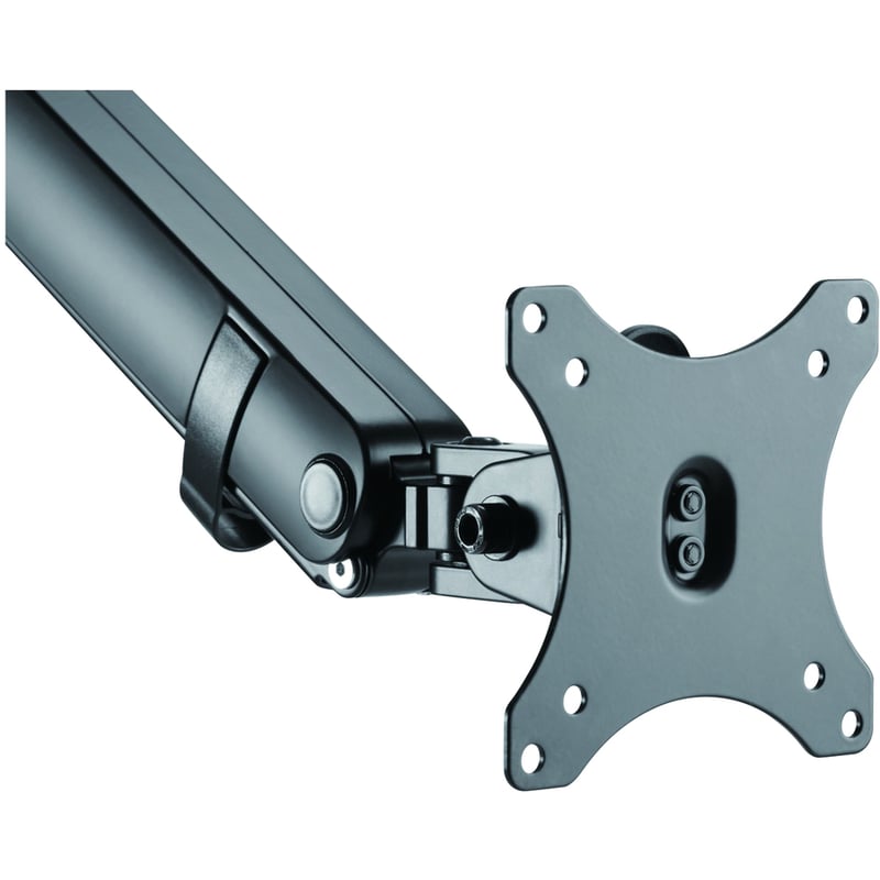 V7 DMPRO2TA-3N Desk Mount for Monitor - Matte Black - Thumbnail 2