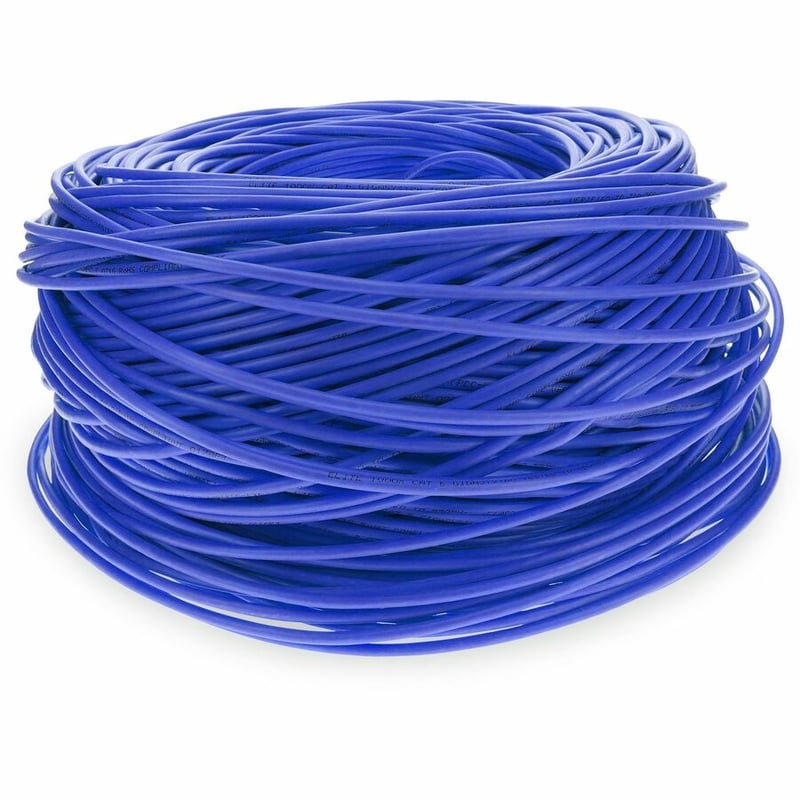 AddOn 1000ft Non-Terminated Blue CAT 6 Shielded Plenum-Rated Bulk Cable - Thumbnail 3