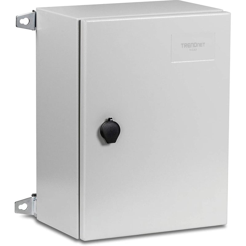 TRENDnet Outdoor IP66 Steel Enclosure with Lockable Hinged Door - Thumbnail 4