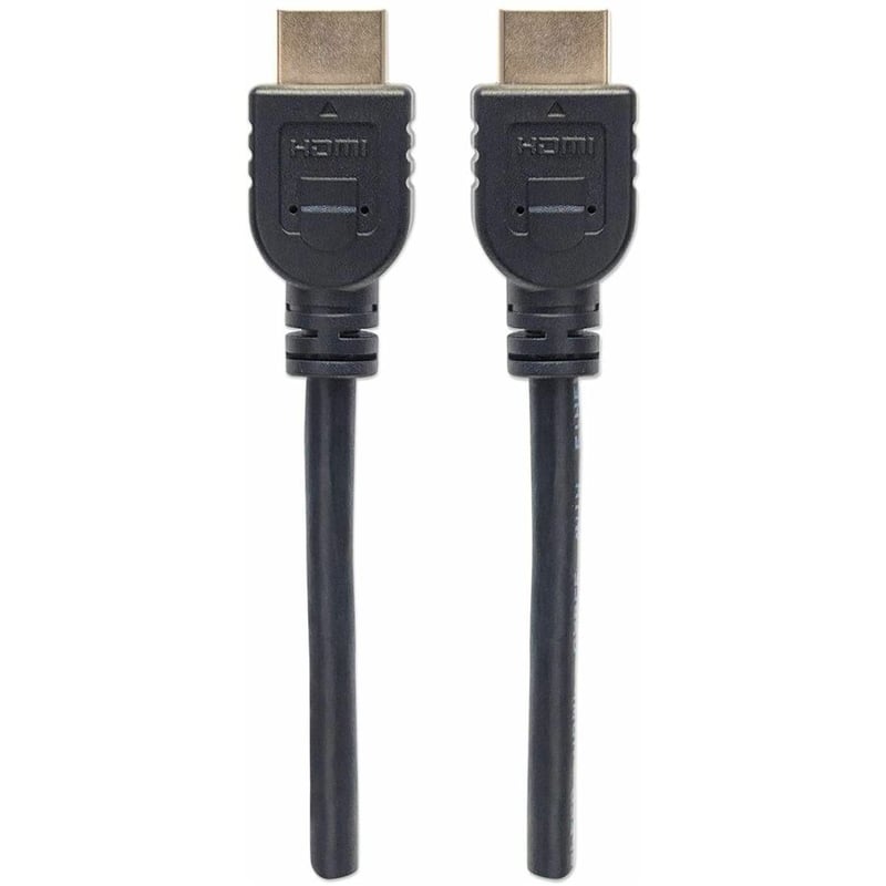 Manhattan In-wall CL3 High Speed HDMI Male to Male Cable with Ethernet, Black, 3 ft - Thumbnail 5