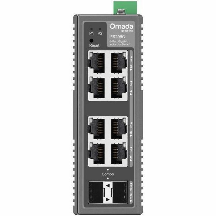 OMADA 8-PORT INDUSTRIAL SWITCH 8G INDUSTRIAL COMBO DIN FANLESS SW - Thumbnail 2