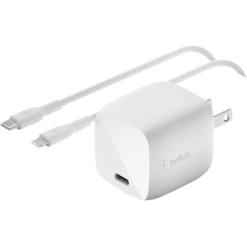 Belkin BoostCharge 30W USB-C GaN Wall Charger (USB-C Cable included) - Power Adapter - Thumbnail 1