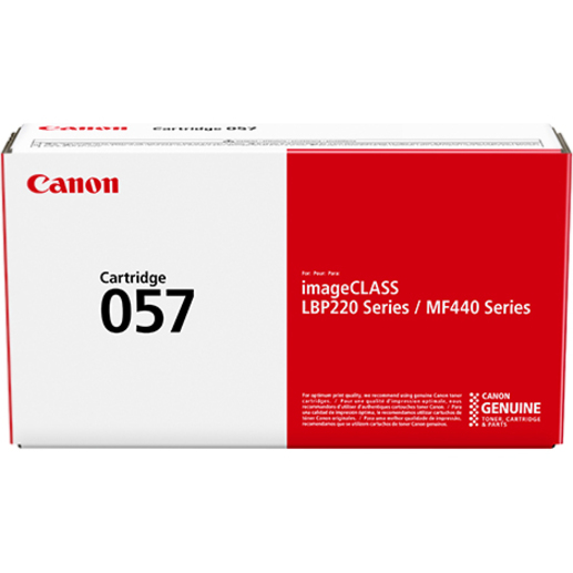 Canon 057 Original Laser Toner Cartridge - Black - 1 Pack - Thumbnail 3