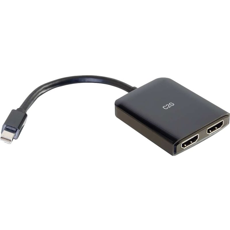 C2G 4K Mini DisplayPort to HDMI Monitor Splitter - Dual Monitor Hub - Thumbnail 3