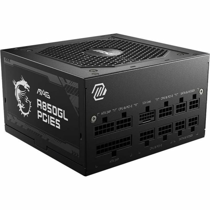 MSI MAG A850GL PCIE5 850W Power Supply - Thumbnail 3