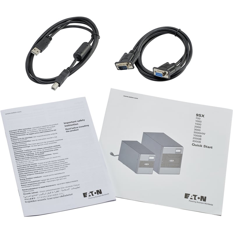 Eaton 9SX 1000VA 900W 120V Online Double-Conversion UPS - 6 NEMA 5-15R Outlets, Cybersecure Network Card Option, Extended Run, Tower - Thumbnail 5