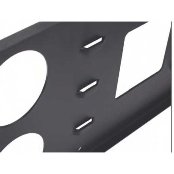 4XEM 3U Wall Mount for Rackmount Equipment, Network Equipment - Black - Thumbnail 3