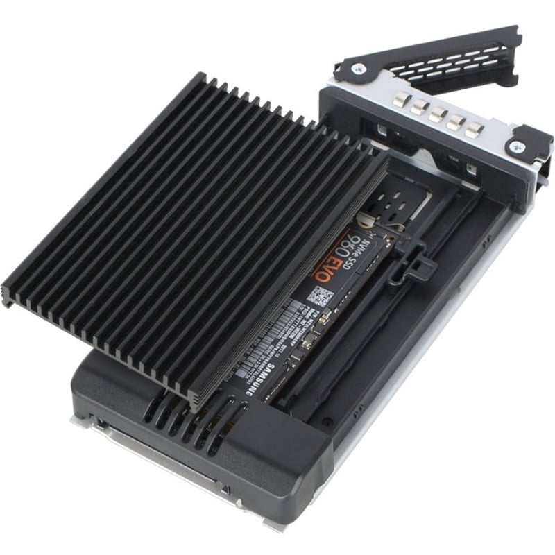 Icy Dock ToughArmor MB601TP-1B Drive Bay Adapter for 3.5" M.2, PCI Express NVMe Internal - Thumbnail 2