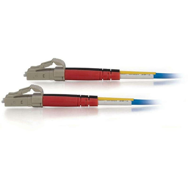 C2G-10m LC-LC 50/125 OM2 Duplex Multimode PVC Fiber Optic Cable - Blue - Thumbnail 4