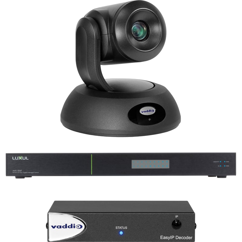 Vaddio EasyIP 20 Base Kit with Professional IP PTZ Camera - Thumbnail 1