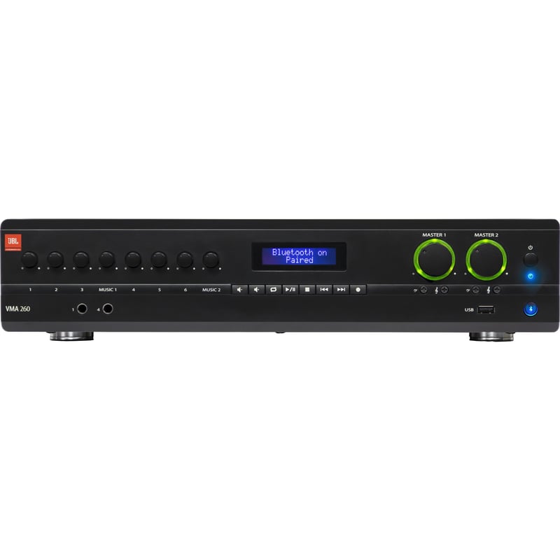 JBL Commercial VMA 260 Amplifier - 120 W RMS - 2 Channel - Black - Thumbnail 1