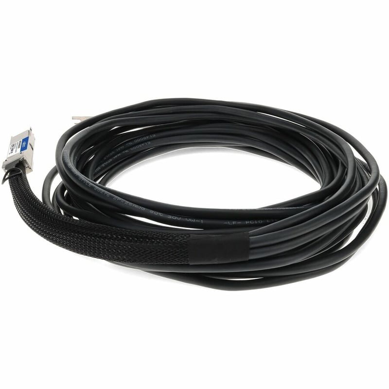 AddOn Mellanox® MCP7H50-H001R30 Compatible TAA Compliant 200GBase-CU QSFP56 to 2xQSFP56 Infiniband HDR Direct Attach Cable (Passive Twinax, 1m, LSZH) - Thumbnail 3