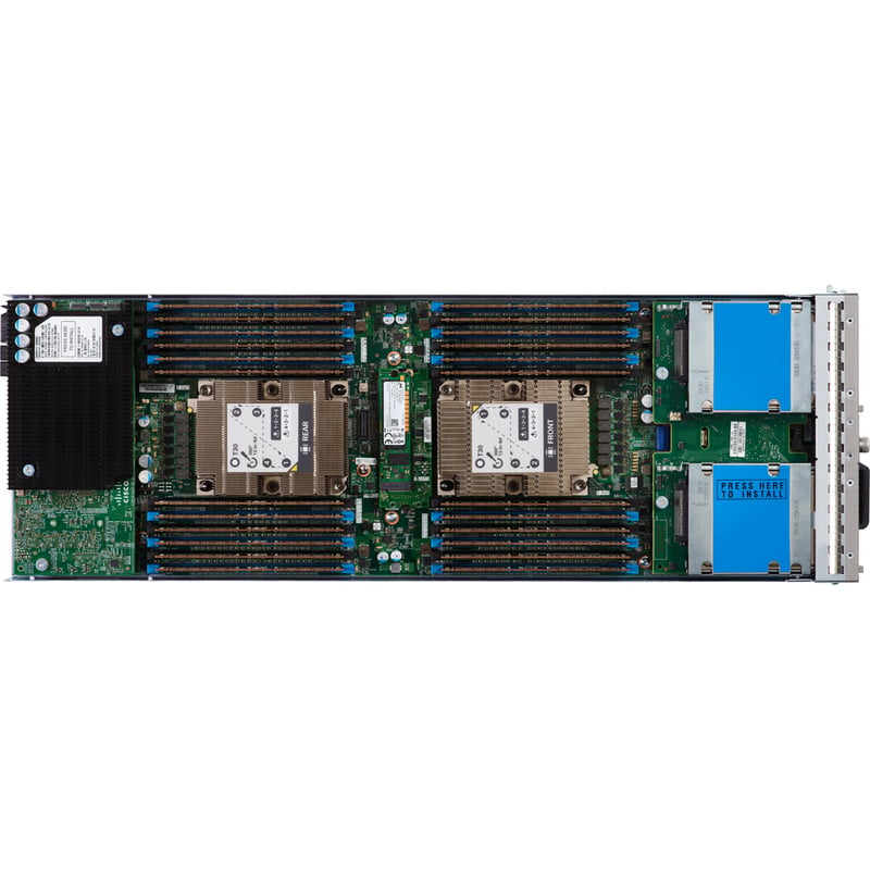 Cisco B200 M5 Blade Server - 2 x Intel Xeon Gold 6134 3.20 GHz - 192 GB RAM - Serial ATA, 12Gb/s SAS Controller - Thumbnail 2